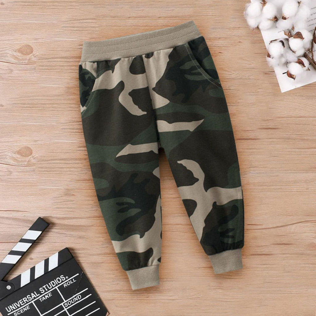 Army Print Elasticated Jogger with Cross Pocket - New 2