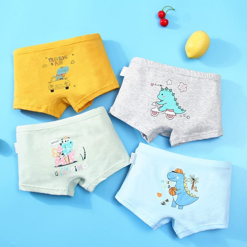 Boys 4 Piece Boxer Shorts