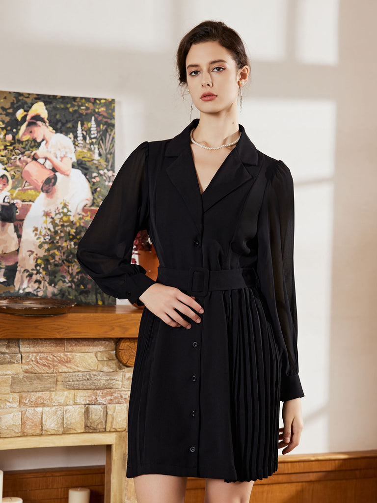 Blocking Blazer Dress