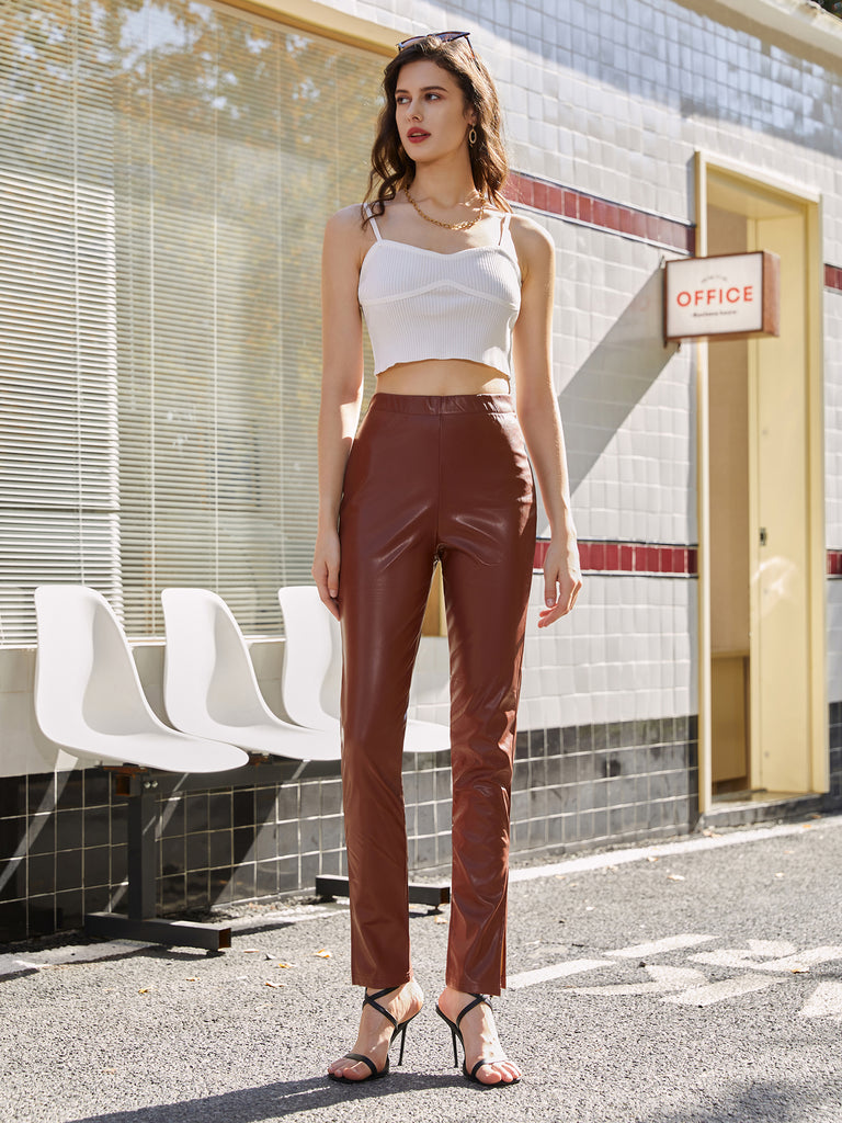 Zipper Skinny Pants