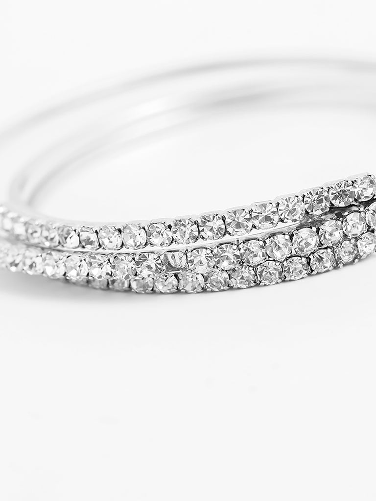 Rhinestone Imitation/Artificial Jewellery - Hoop one pair