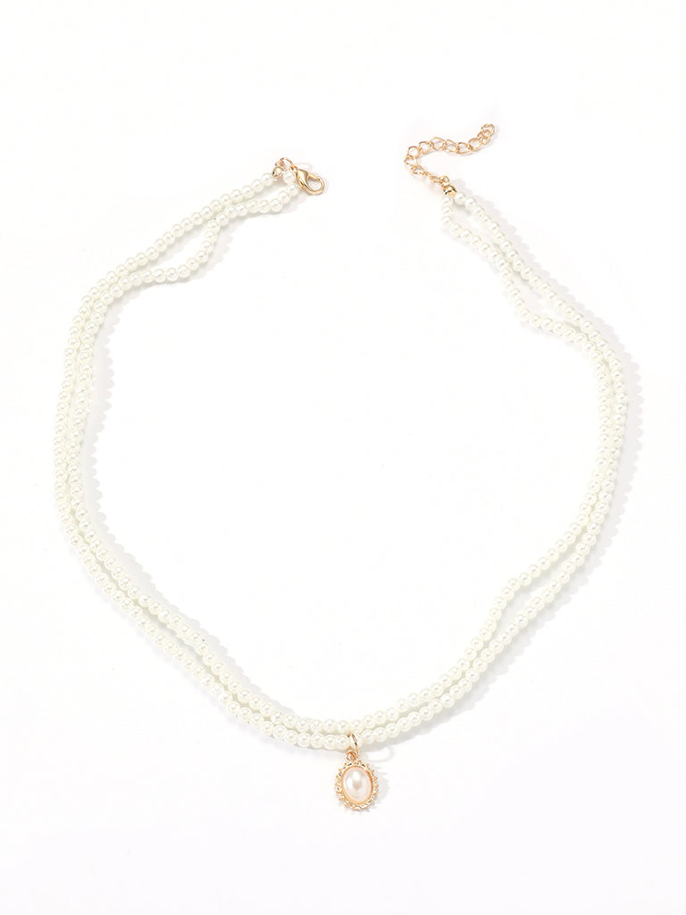 Pearl Imitation/Artificial jewellery - Pendant Necklace