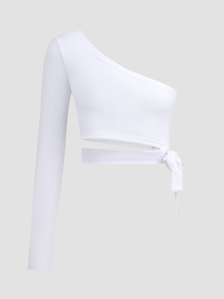 Lace Up Pullover T-Shirt