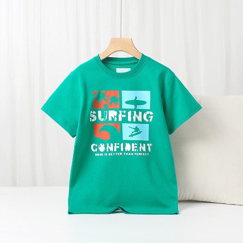 Boys Graphic Printed Round Neck Tshirt