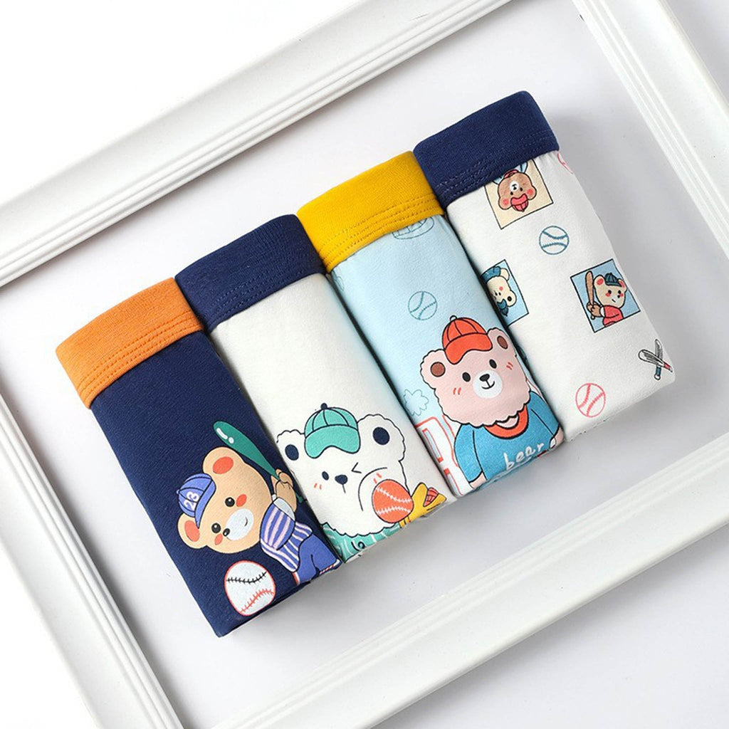 Boys 4 Piece Boxer Shorts