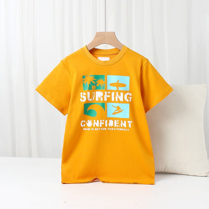 Boys Graphic Printed Round Neck Tshirt