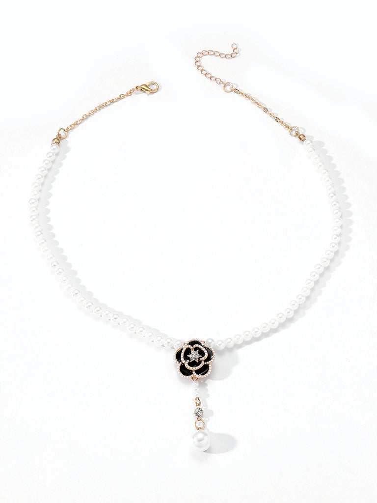 Flowers Imitation/Artificial jewellery - Pendant Necklace